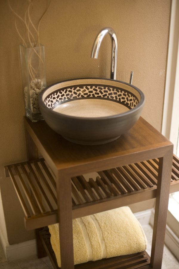 Hand painted basin